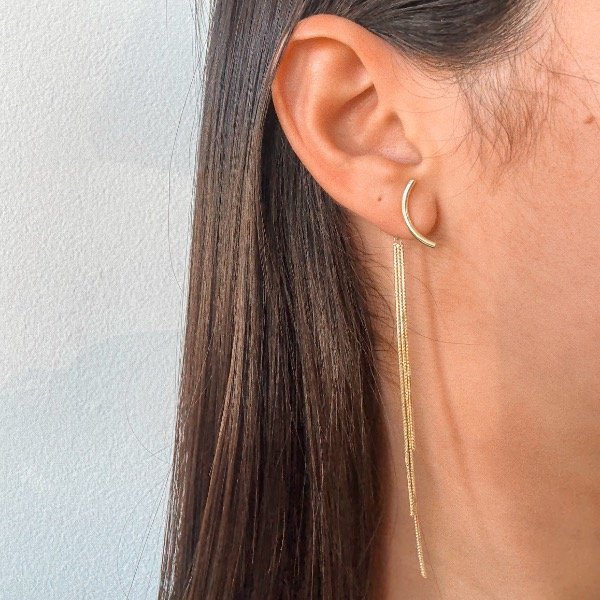 Producto - Aro pasante colgante SHAKIRA - dorado