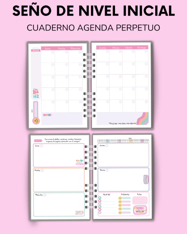 Producto - SEÑO DE NIVEL INICIAL - Cuaderno agenda perpetuo - 6