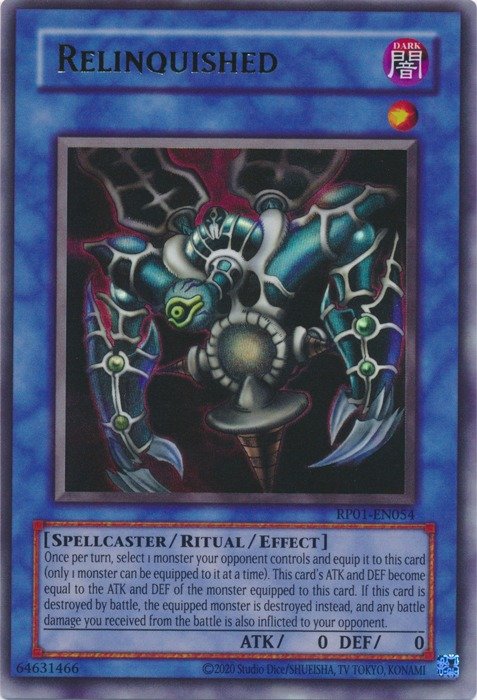 Producto - Relinquished - Reimpresión - RP01-EN054