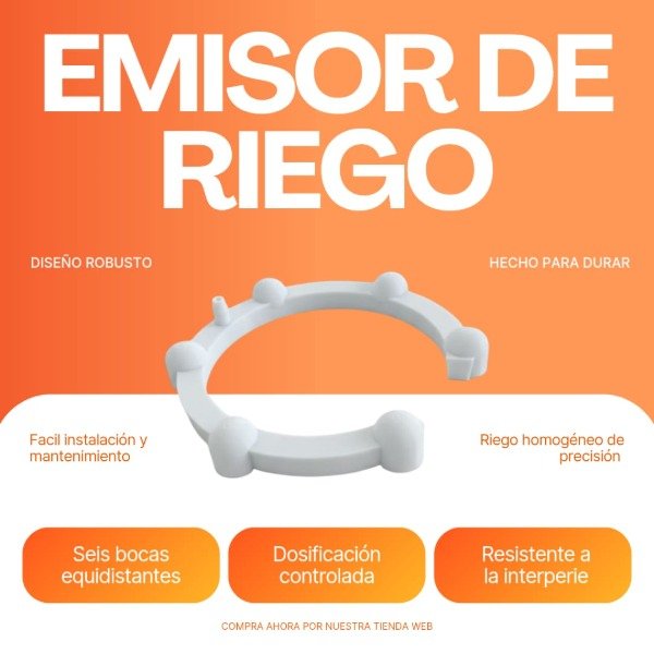 Producto - Emisor de riego por goteo