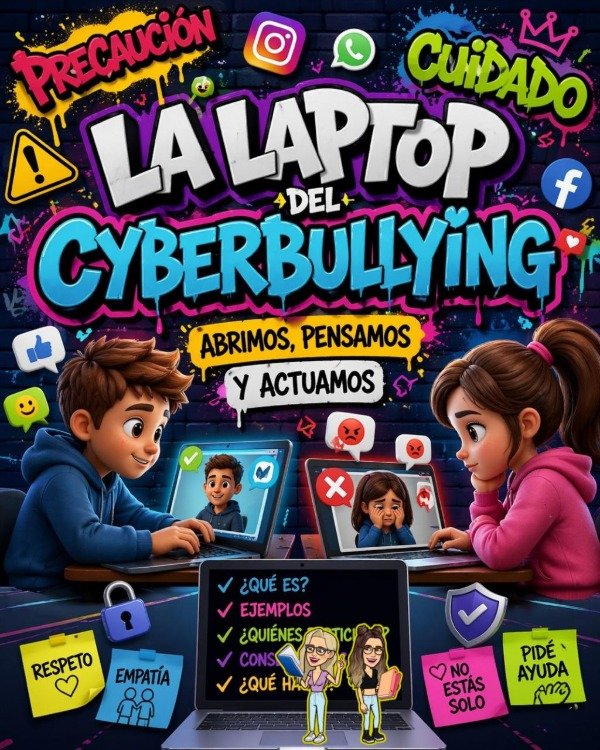 Producto - LA LAPTOP DEL CYBERBULLYING. Abrimos, pensamos y actuamos
