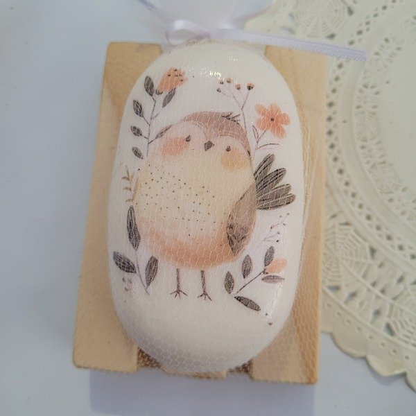 Producto - JABON DECORADO TOCADOR PAJARITO ESCANDINAVO