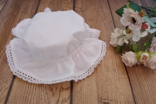 Producto - Cofia Blanca broderie 6-24 meses