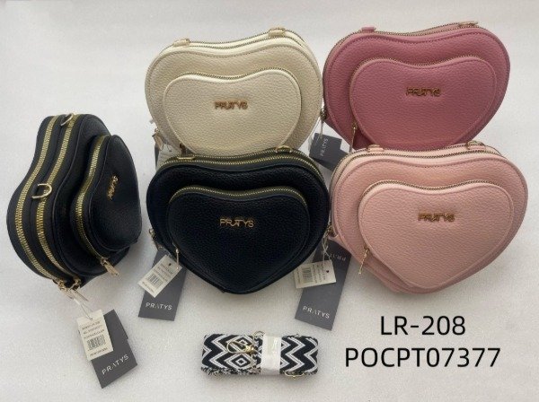 Producto - Cartera corazon 3 cierres