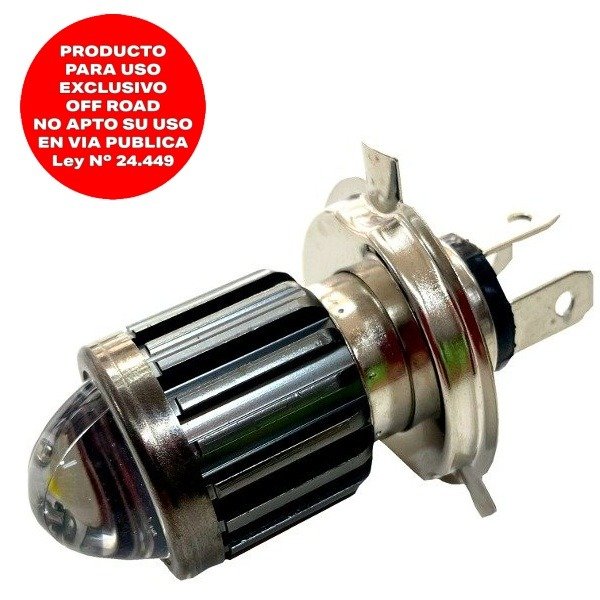 Producto - G4 MOTO H4 LAMPARA LED CON LUPA BLANCO Y AMBAR MOTO