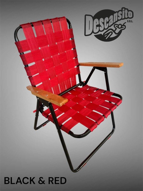 Producto - Sillon caño BLACK RED