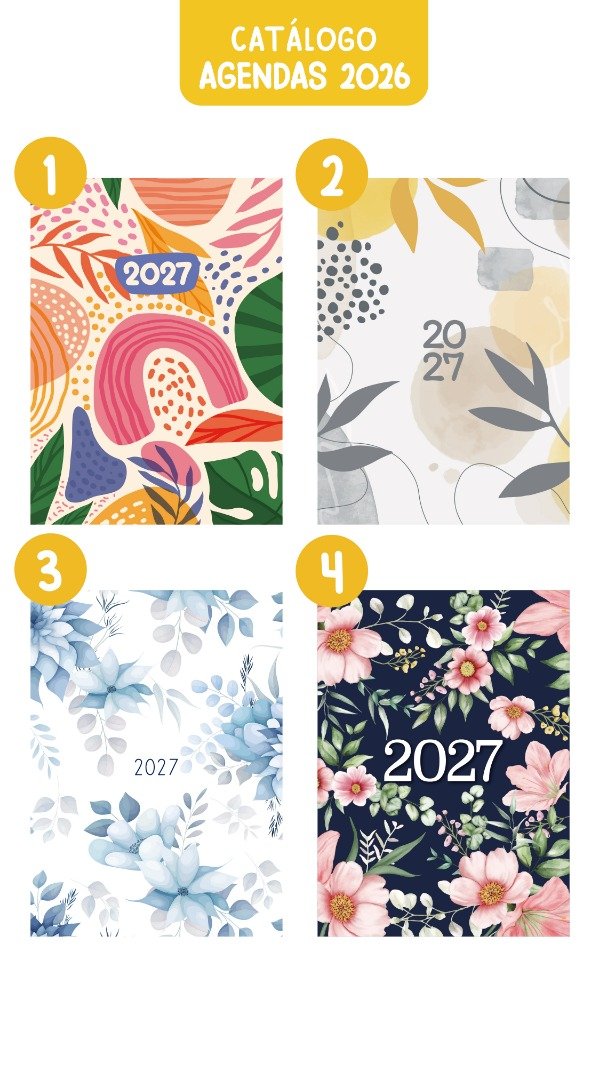 Producto - Agenda 2027 Semanal con orientacion vertical - 1
