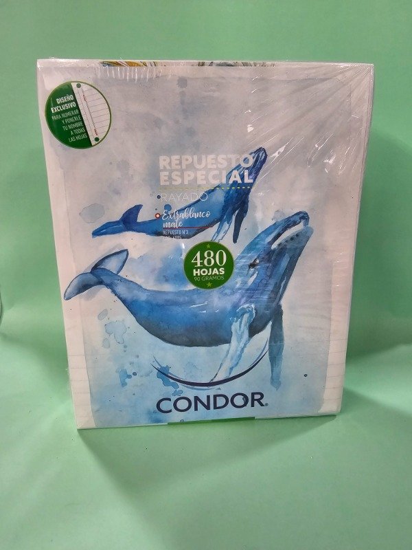 Producto - Repuesto familiar condor x480 hojas