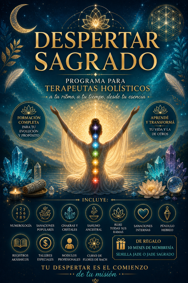 Producto - Despertar sagrado - Programa para Terapeutas Holísticos - Online y a tu ritmo - 0