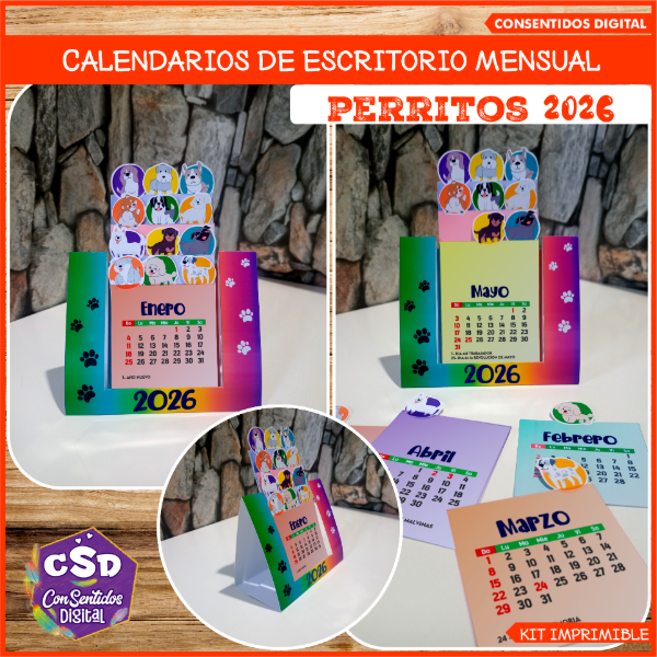 Producto - CALEND.2026 PERRITOS