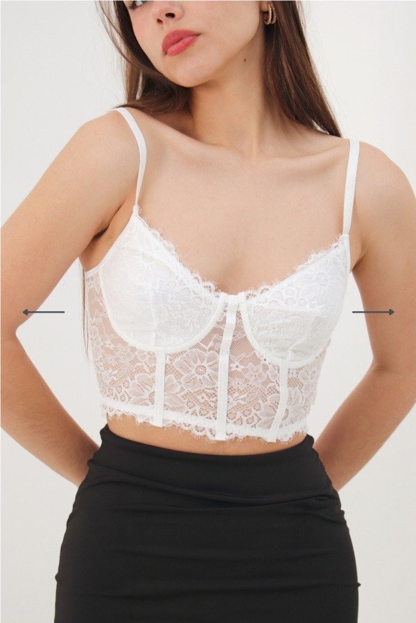 Producto - Top corset de encaje