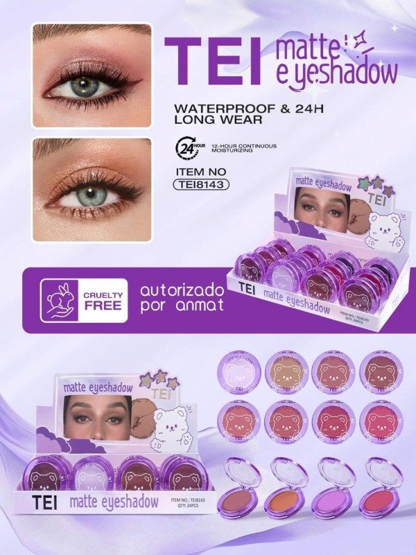 Producto - Caja x24 sombras individual Bear TEI