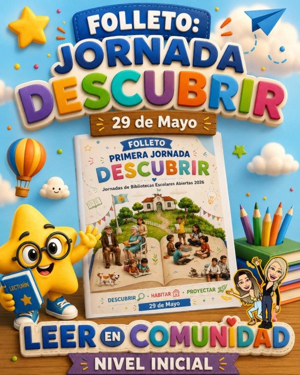 Producto - FOLLETO. LEER EN COMUNIDAD. PRIMERA JORNADA. PRIMARIA