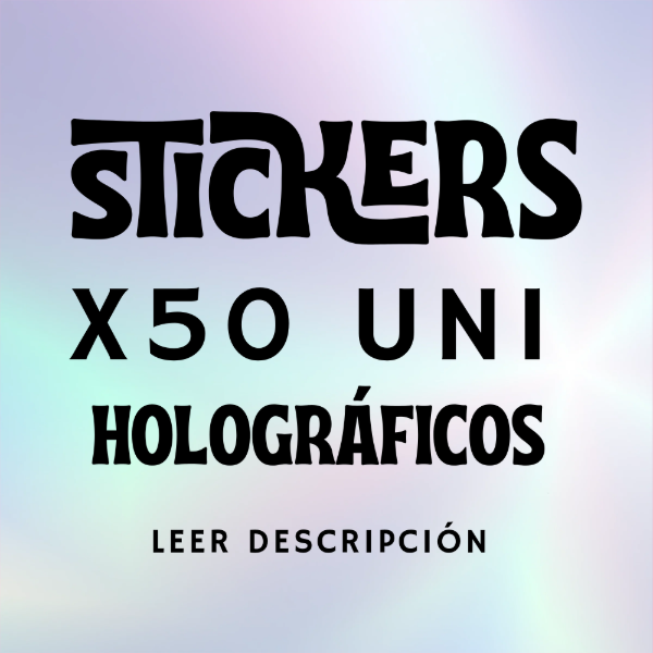 Producto - Por mayor x50 uni holografico