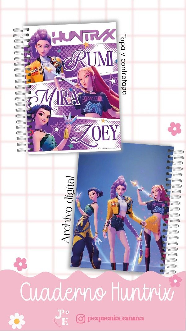 Producto - Cuaderno Huntrix