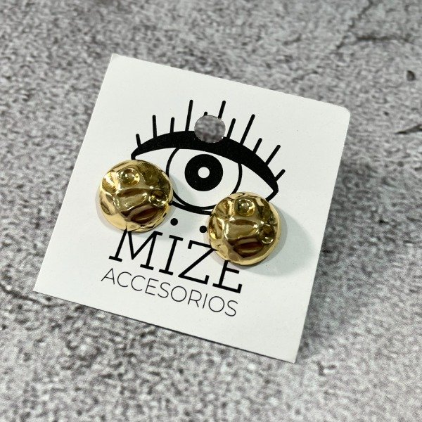 Producto - Aros Chapon acero dorado