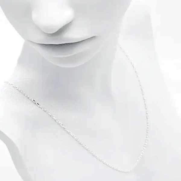 Producto - Cadena Forzatina 50 cm Plata 925
