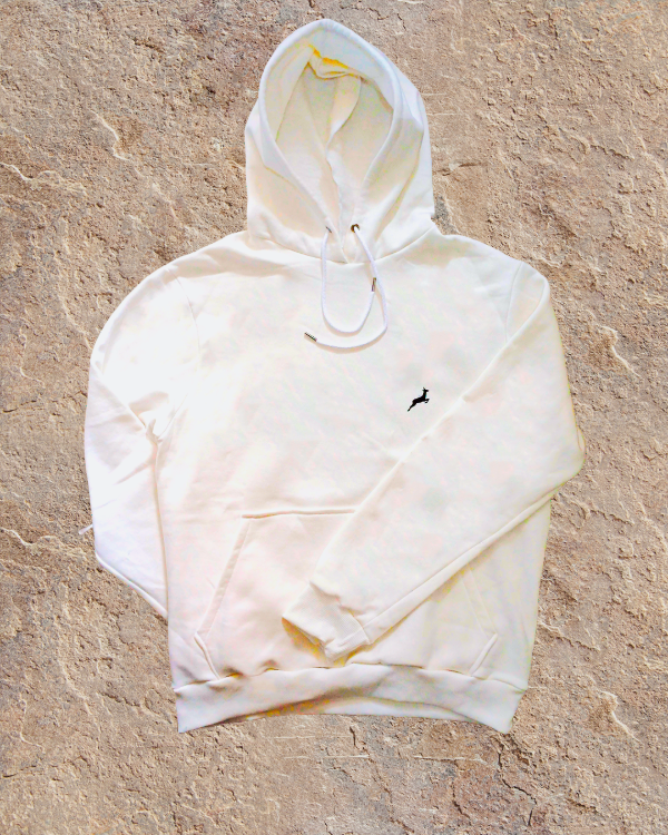 Producto - Buzo Canguro Liso Algodón - Blanco