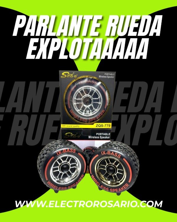 Producto - PARLANTE RUEDA EXPLOTAAAAA