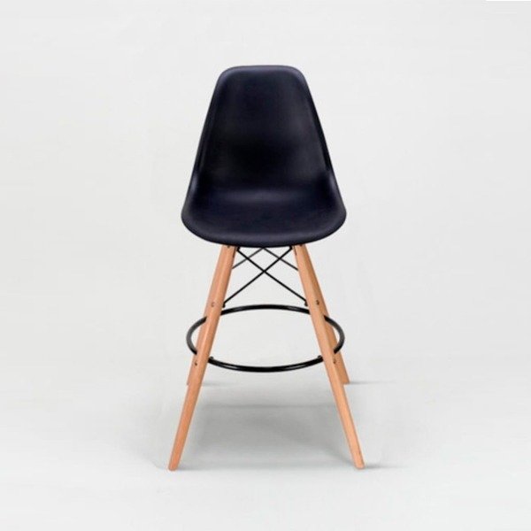 Producto - Taburete Banquetas Eames Negro X2 Unidades