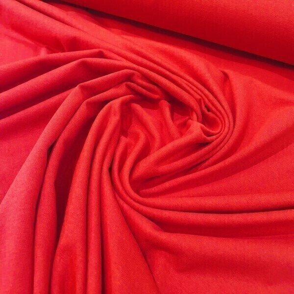 Producto - ALGODÓN C/LYCRA ROJO ancho1.70 30/1 PEINADO ALTA CALIDAD (por 1/2 m)