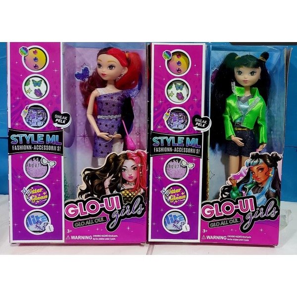 Producto - Muñeca glo ui con accesorios