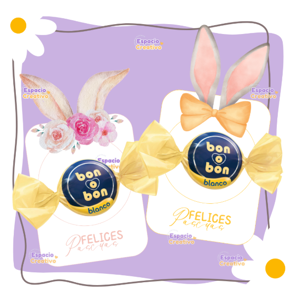 Producto - Tarjetas orejitas - Pascuas