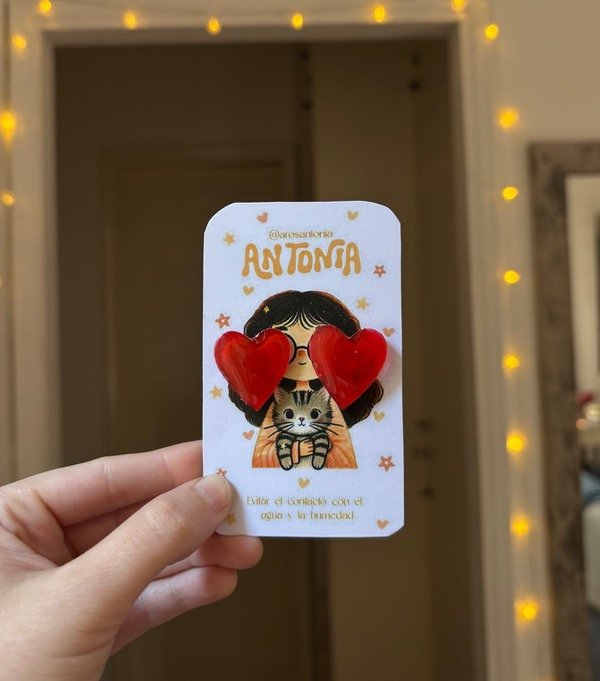 Producto - Corazón fijo resina