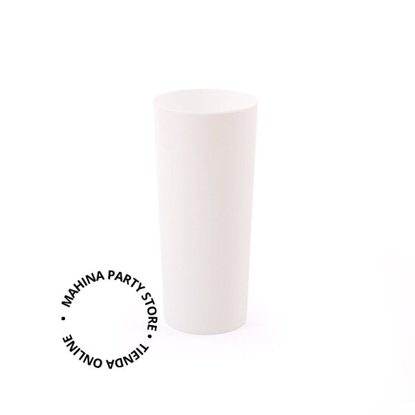 Producto - Vaso trago largo blanco x 10