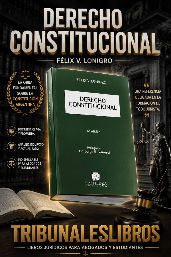Producto - DERECHO CONSTITUCIONAL 5EDICIÓN AUTORES: FÉLIX V. LONIGRO - 0