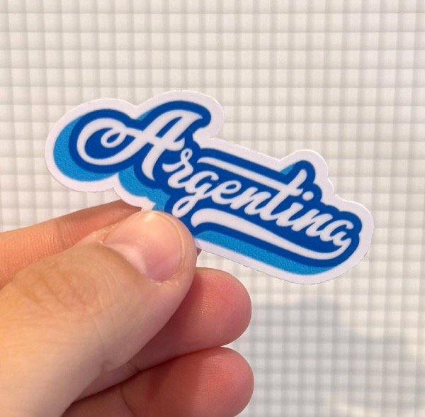 Producto - Sticker arg lettering