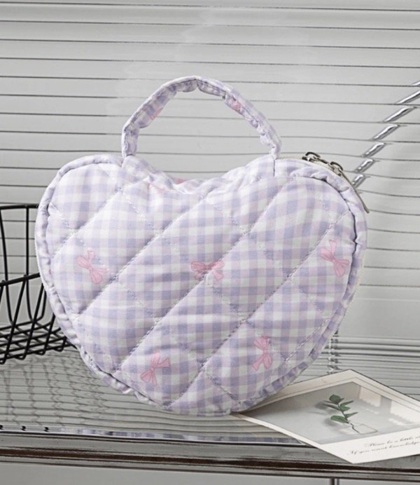 Producto - Neceser Corazon Lila