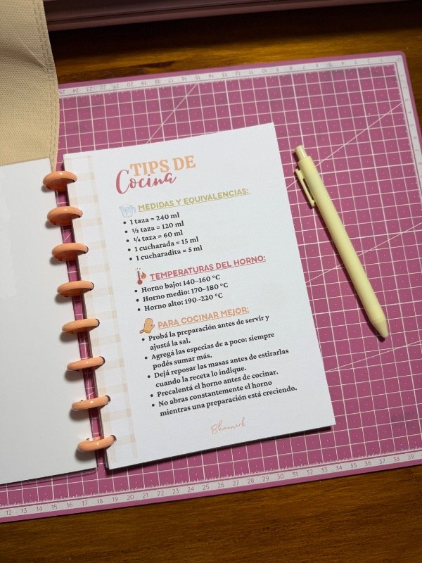 Producto - Recetario pink - 1