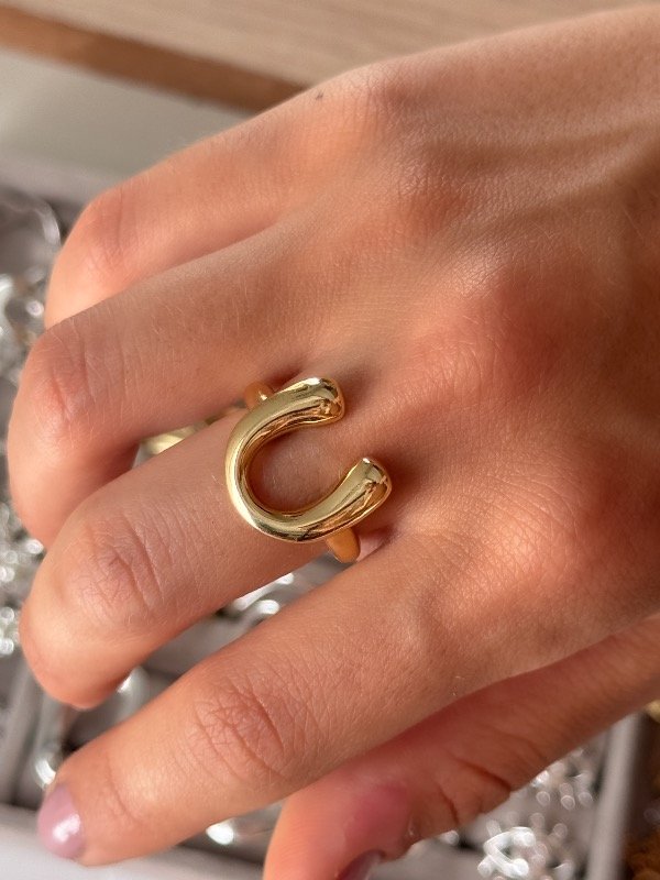 Producto - Maxi Anillo Suerte dorado