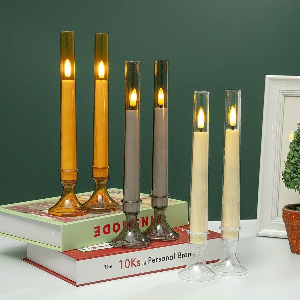 Producto - VELA A PILA LARGA EN CAJA 6PIEZAS