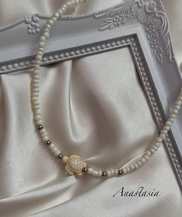Producto - Choker tortuga de mar natural