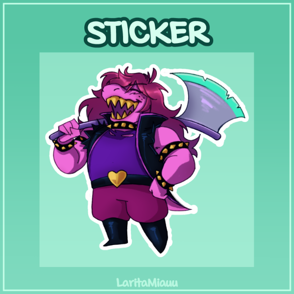 Producto - Susie Deltarune Sticker