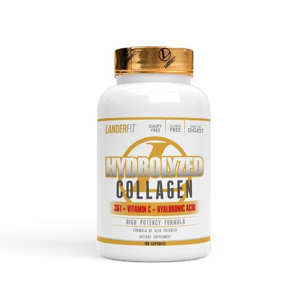 Producto - HYDROLYZED COLLAGEN X180 CAPS + ACIDO HIALURONICO. LANDERFIT