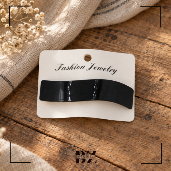 Producto - HEBILLA FRANCESA X 12 PCS RECTANGULAR NEGRA - 2128-2