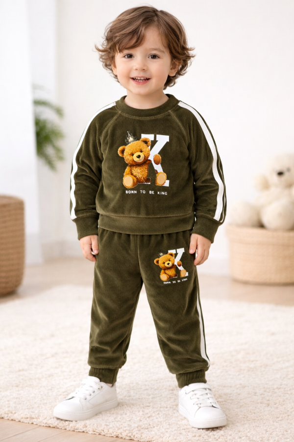 Producto - CONJUNTO PLUSH BEBÉ OSITO KING