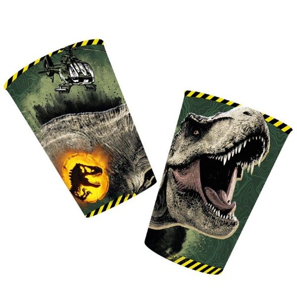 Producto - VASO POLI PAPEL JURASIC WORLD X8