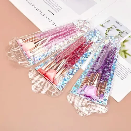 Producto - Set de Brochas de Maquillaje Cristal glitter