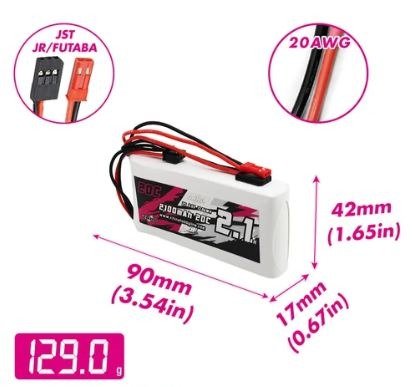 Producto - LIFE CNHL 2S 6.6V 2100MHA 20C