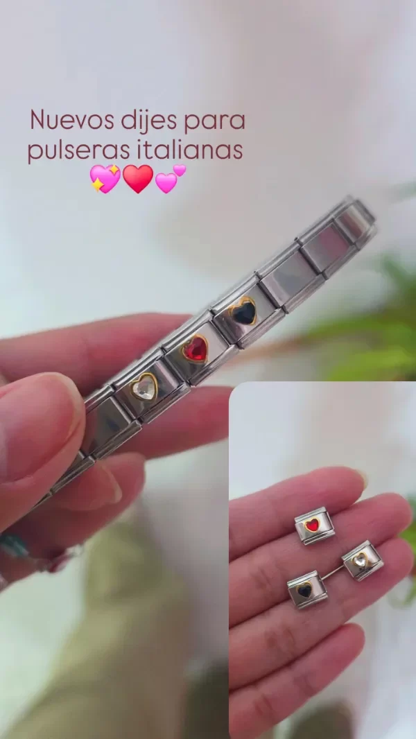 Producto - Charm corazon cubic AQ - 3