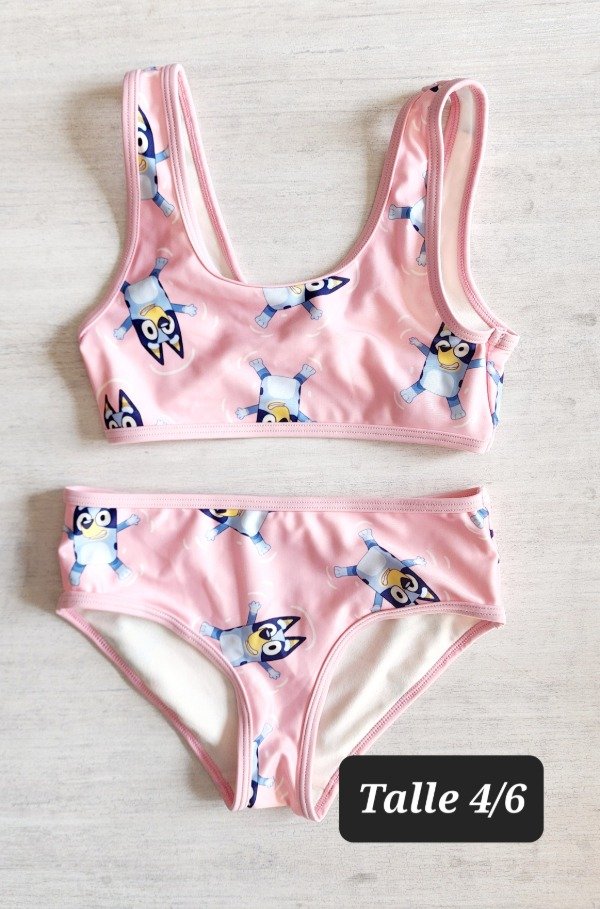 Traje de baño 2 piezas HyM talle 4/6 bluey — imagen 2