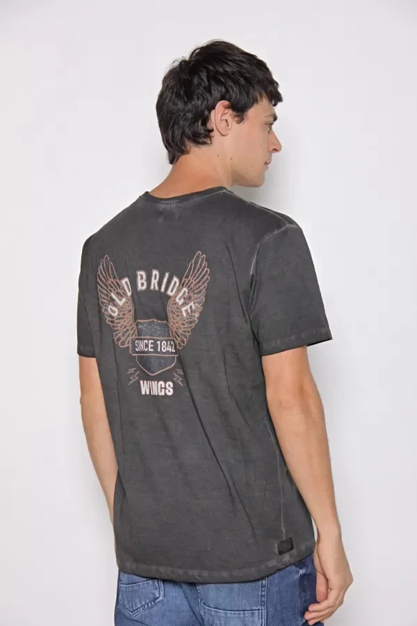 Producto - REMERA WINGS Gris - Old Bridge