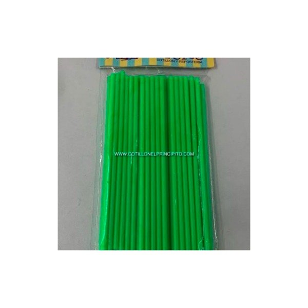 Producto - Palito Para Chupetín Verde Manzana 15cm x50 Unidades