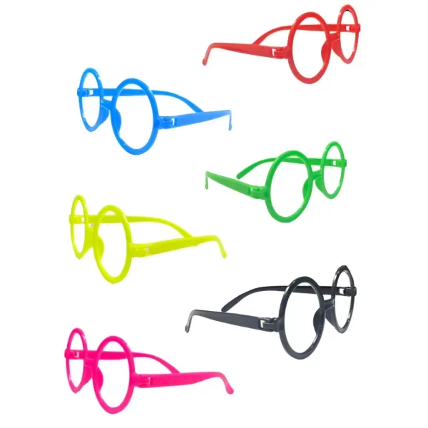 Producto - Anteojo redondo borde color x12un colores surtidos