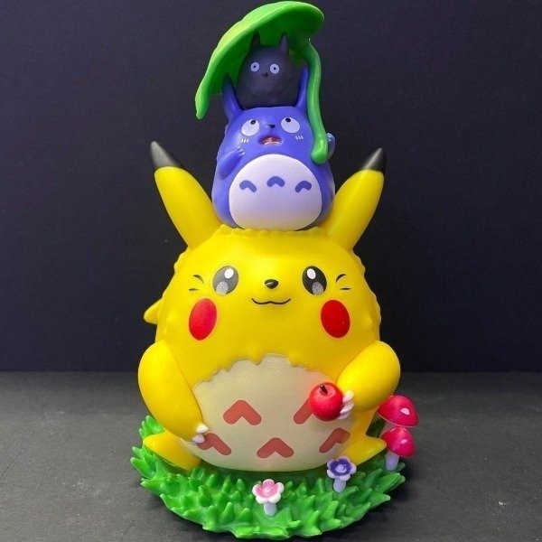 Producto - Diorama Pokemon x Totoro - 15cm