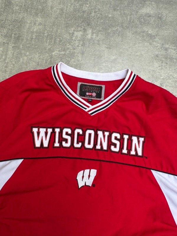 Producto - Buzo Rompevientos Wisconsin Badgers Vtg 00s T.XL - 2